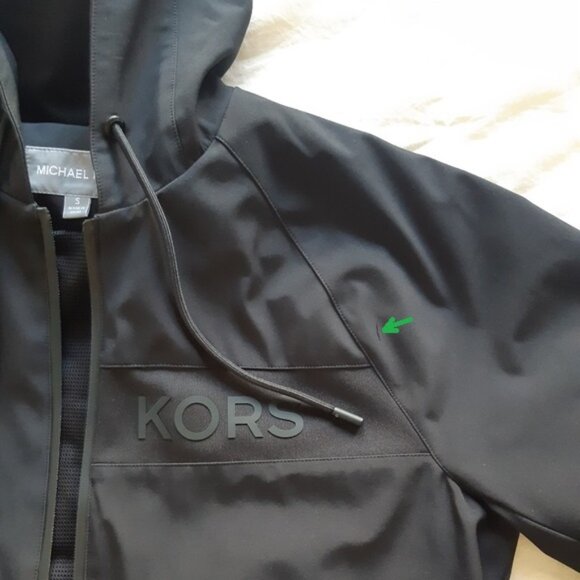 Michael Kors Tigres Hooded Black Jacket - Picture 15 of 15